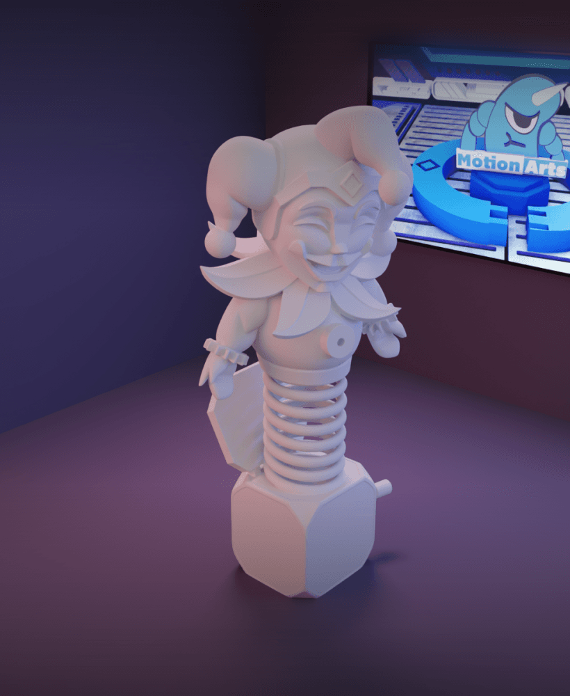 Caixa palhaco surpresa.stl 3d model