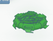 Rayquaza beyblade 3d model