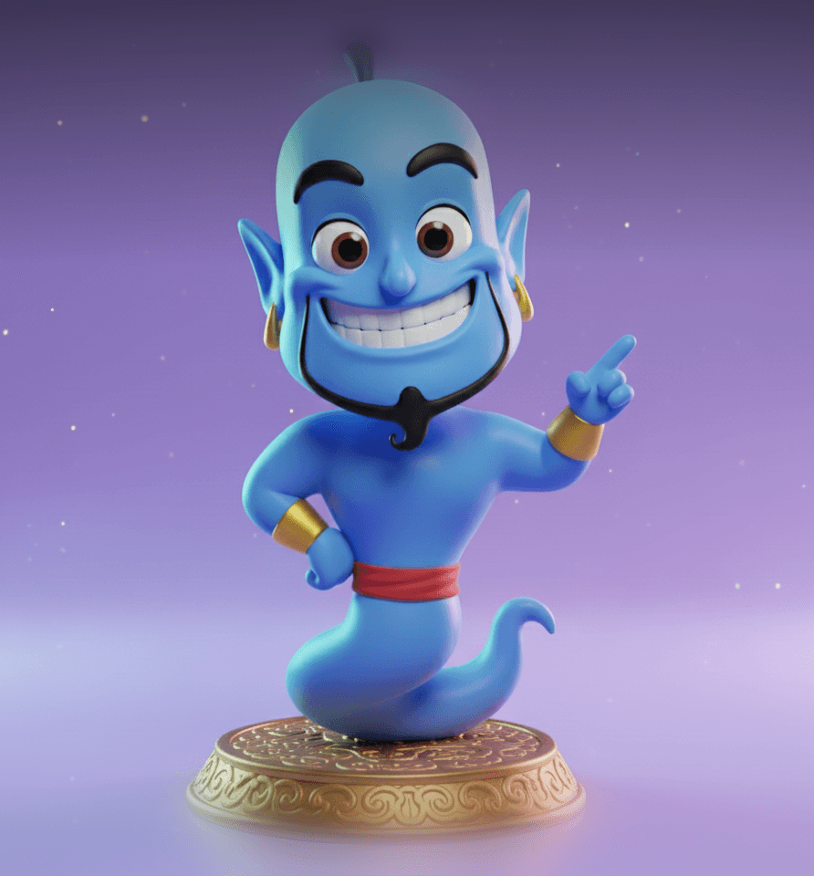 KAWAII GENIUS – 3D PRINTING CHIBI FIGURE (STL FILE) 3d model