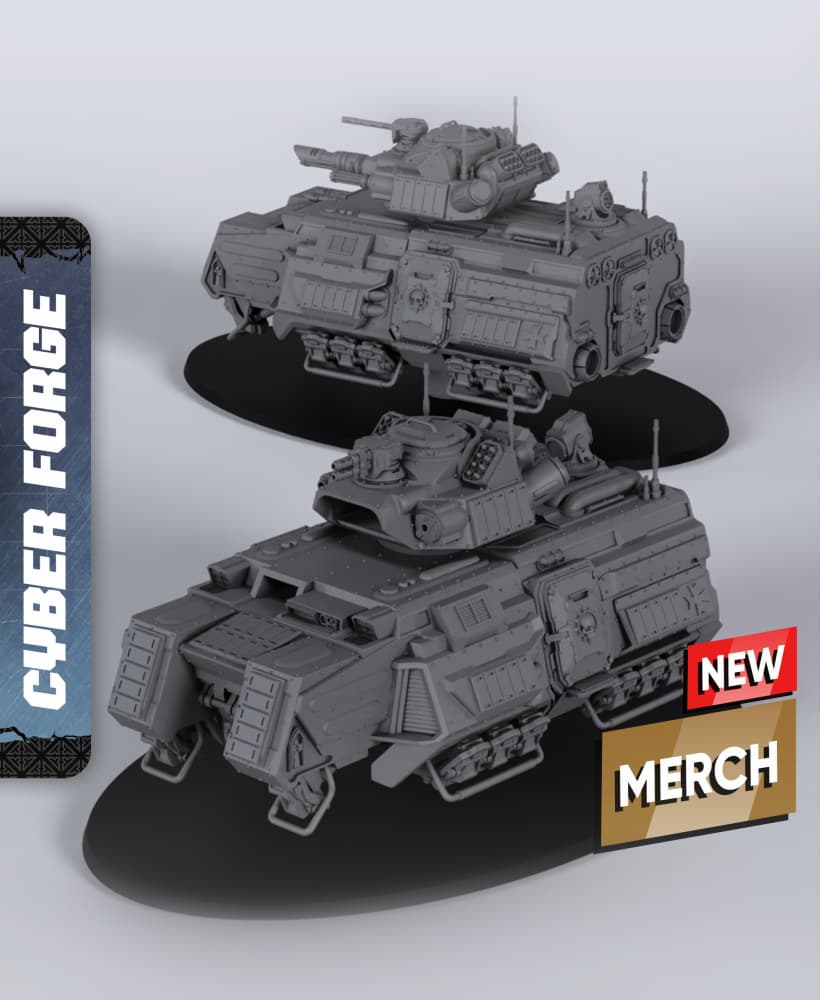 Black Knights Striker - With Free Cyberpunk Warhammer - 40k Sci-Fi Gift Ideas for RPG and Wargamers 3d model
