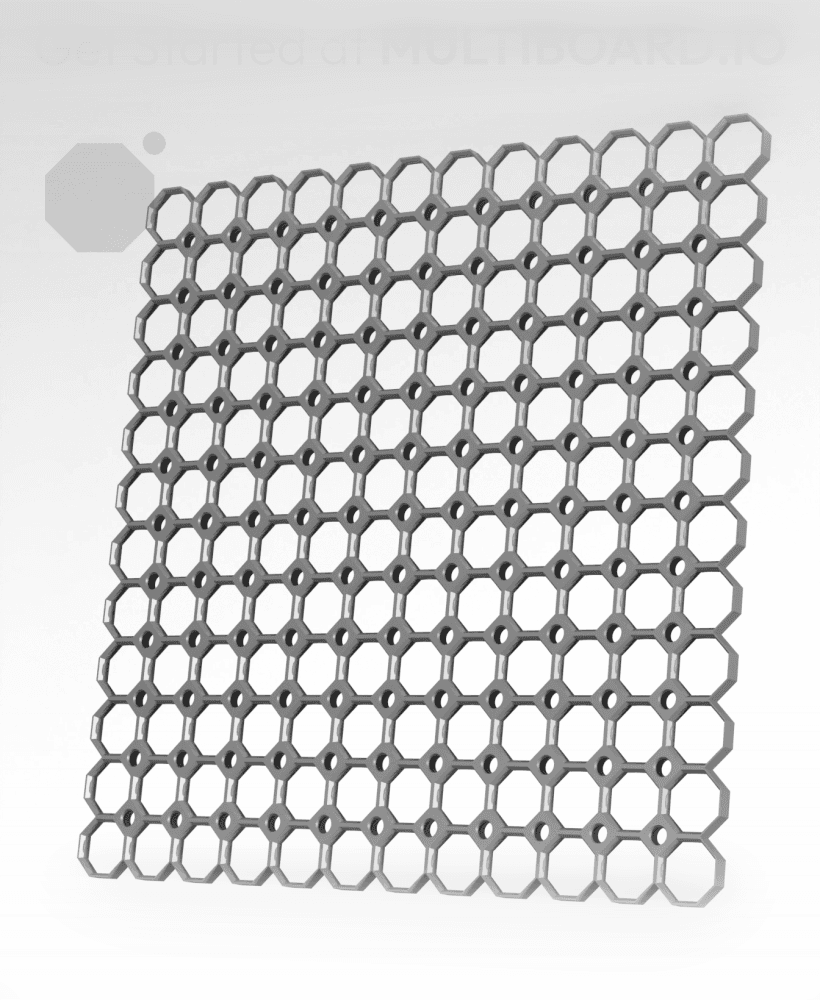12x12 Multiboard Corner Legacy Tile 3d model