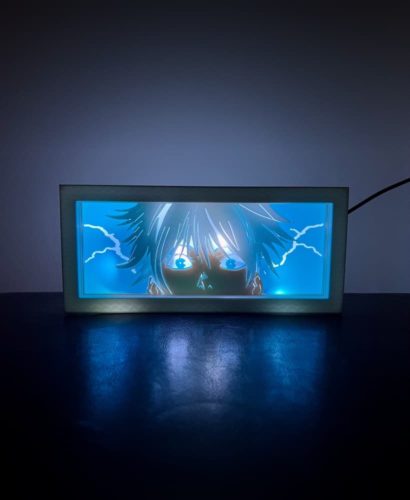 Jujutsu Kaisen - Gojo Satoru LED Lightbox 3d model