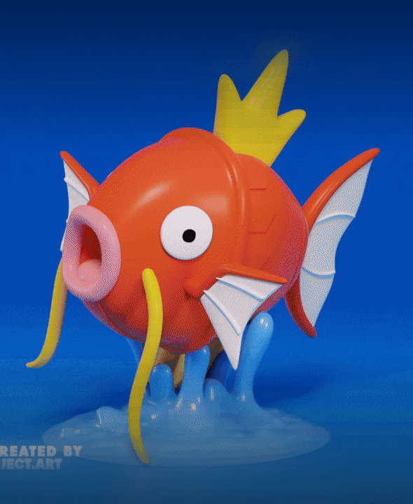 Magikarp Articulado 3d model