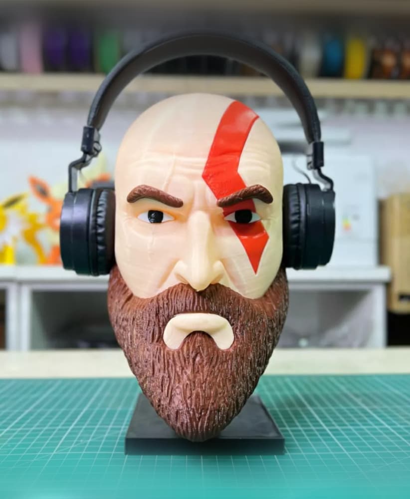 Kratos Headphone Holder 3d model
