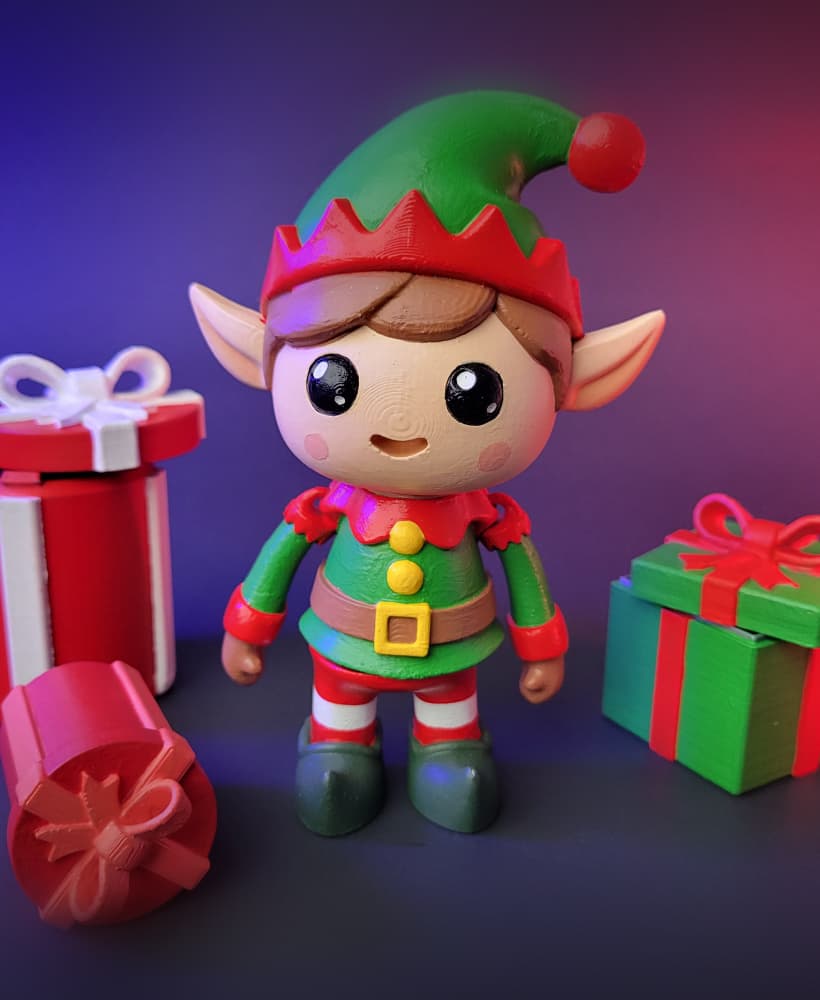 TWINKLE TOE - Whimsical Christmas Elf 3d model