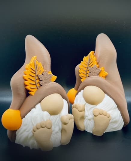 Fall Leaf Gnome 3d model