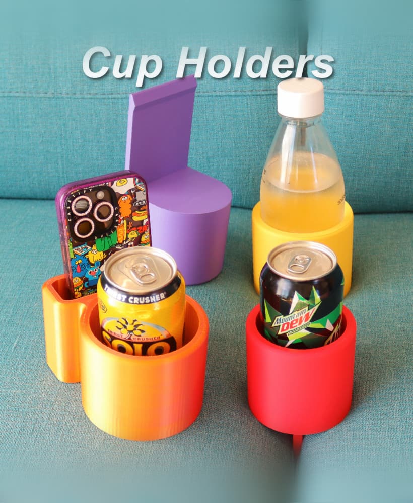 Cup Holders for Sofa Cushions 3d model