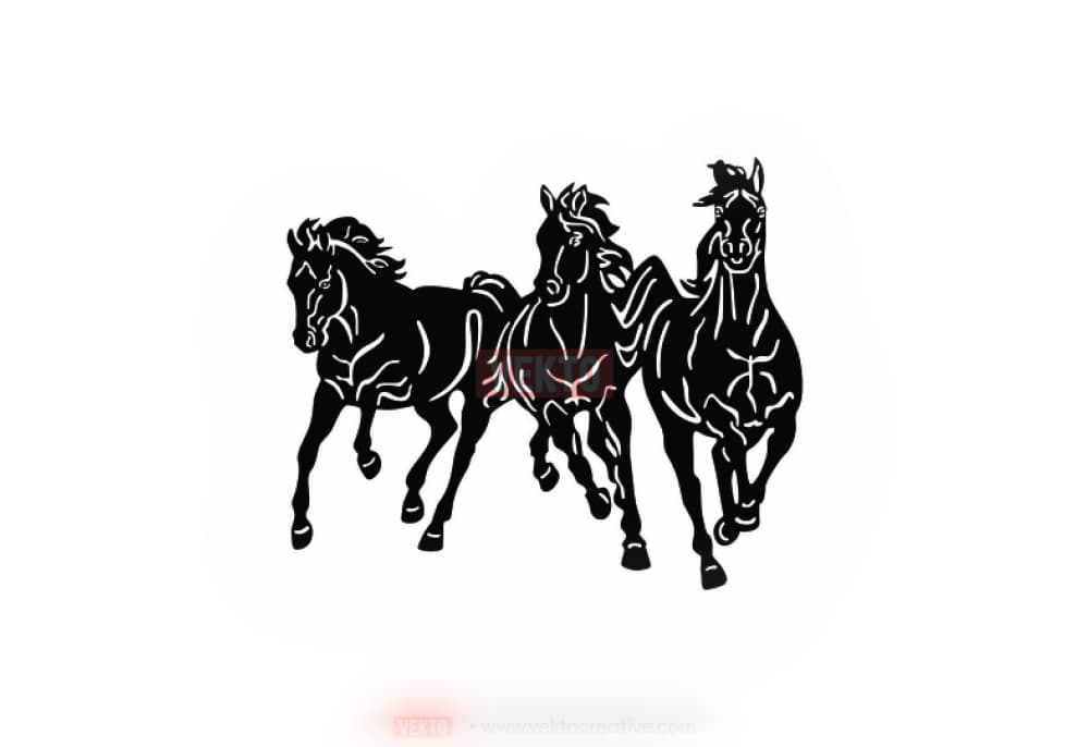 Figuras de Caballos – Horse Figures STL – Decorative Equine 3D Models 3d model