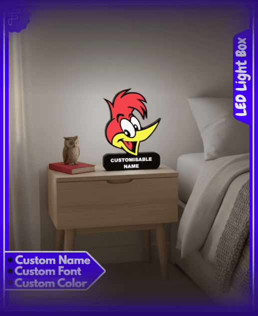 Woody Woodpecker - LED Strip compatible 3d model