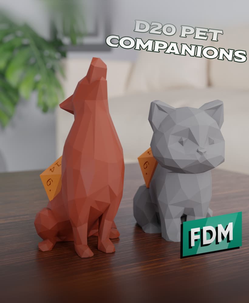 RPG - D20 Pets 3d model