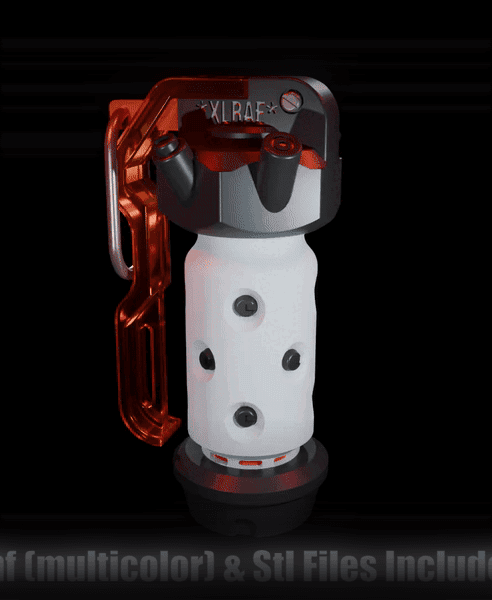 Cyberpunk 2077 X-22 Flashbang Grenade / Gadget Military Fun Toy Gift Videogame Prop Replica 3d print 3d model