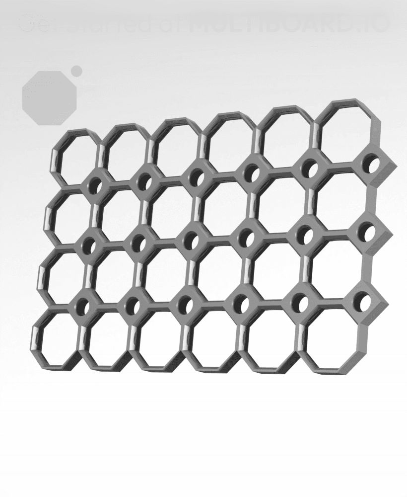 6x4 Multiboard Side Legacy Tile 3d model