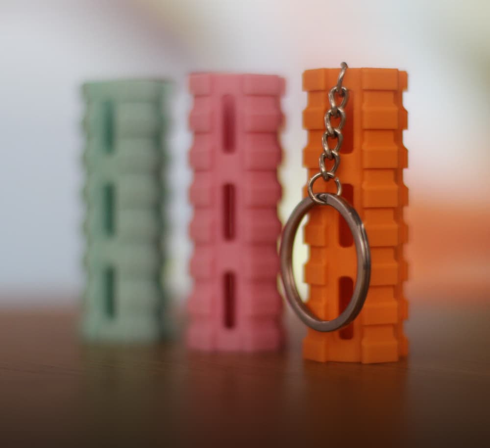 AR-15 Handguard Keychain 3d model