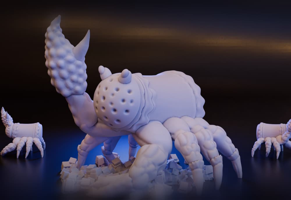 Salt Crab - Giant Crab (DND / TTRPG) 3d model
