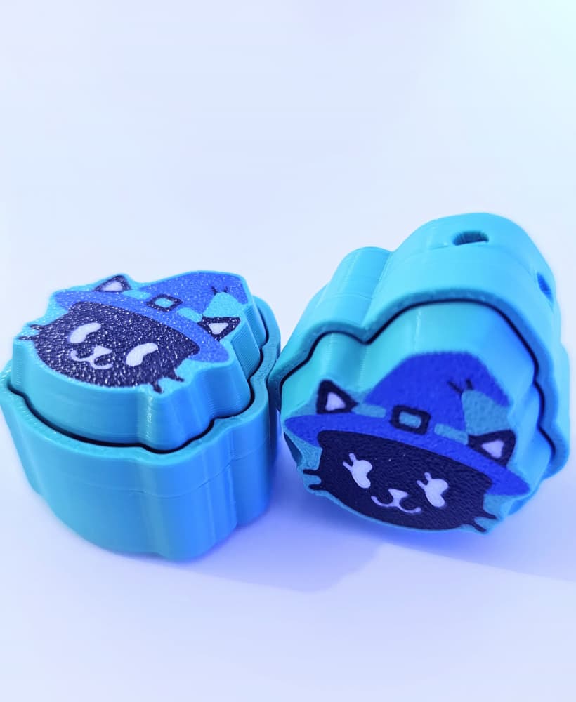 3D Printing Witch Cat & Witch Dog Clickers 3d model