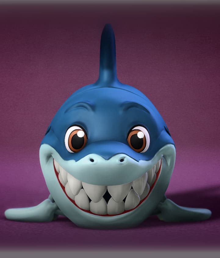 Flexi Shark 3d model