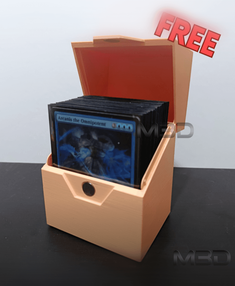 TCG Basic Magnet Case / no supports / 3mf included 3d model