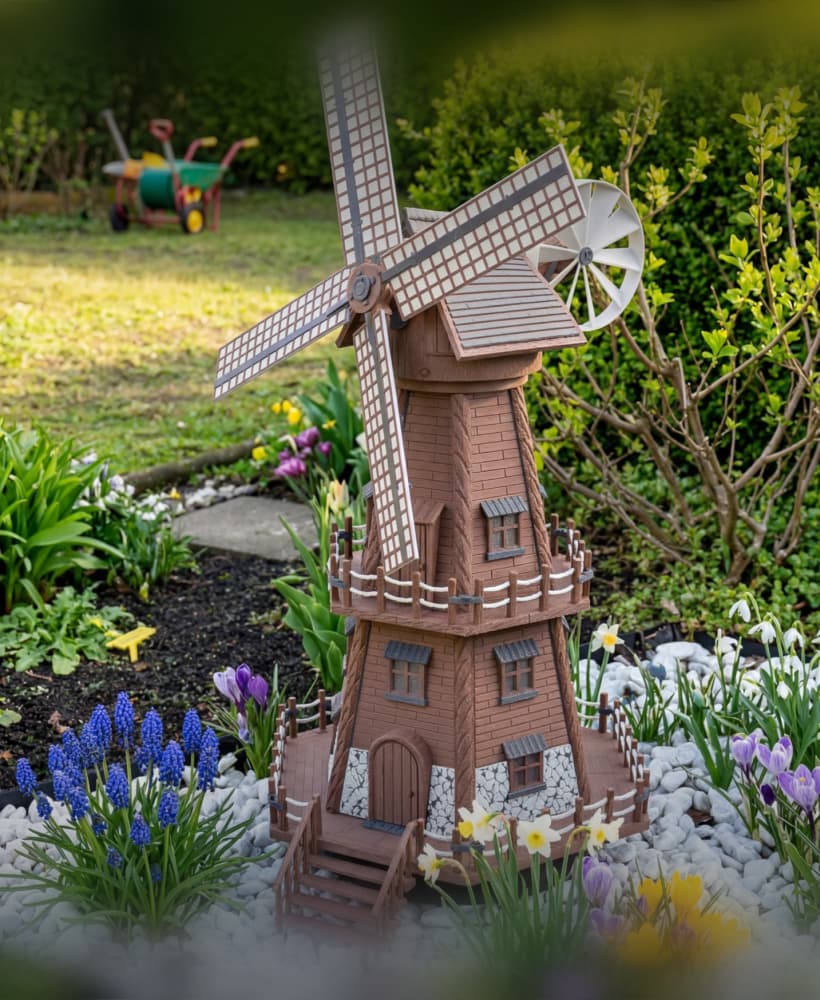 Jutland Windmill Aarhus - Scale Modeling 3D Printing Files - 1:25 Scale 3d model