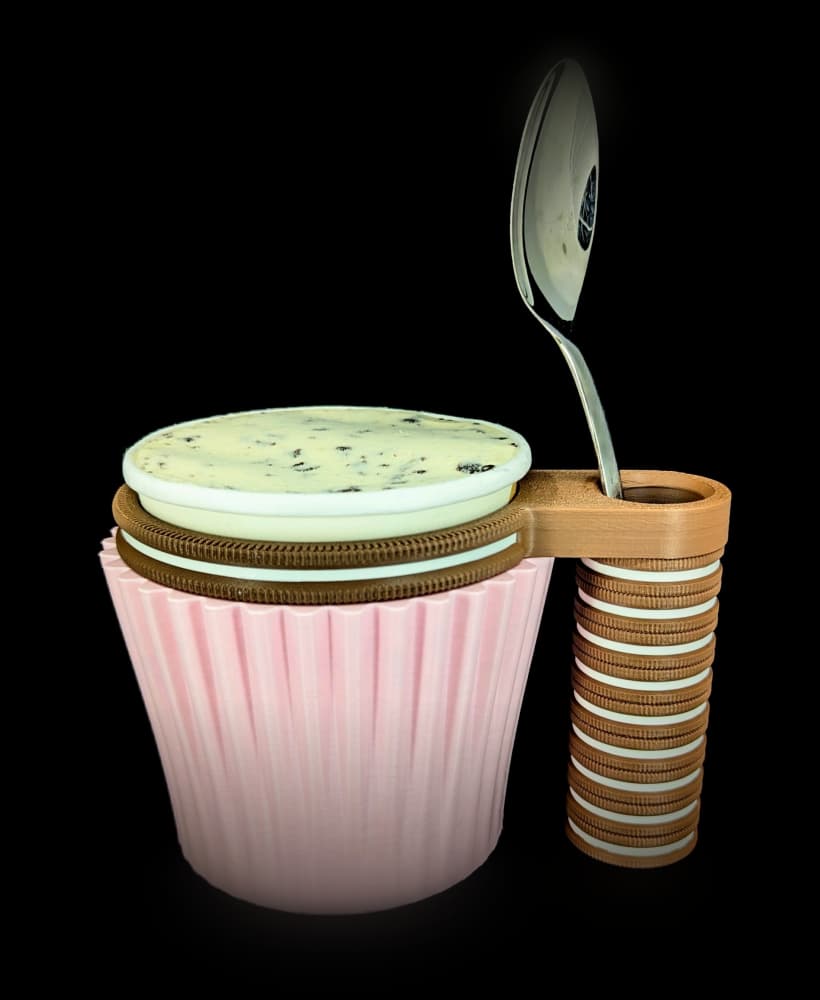 Ice Cream Pint Holder Expansion Pack 2 - Commercial Version 3d model