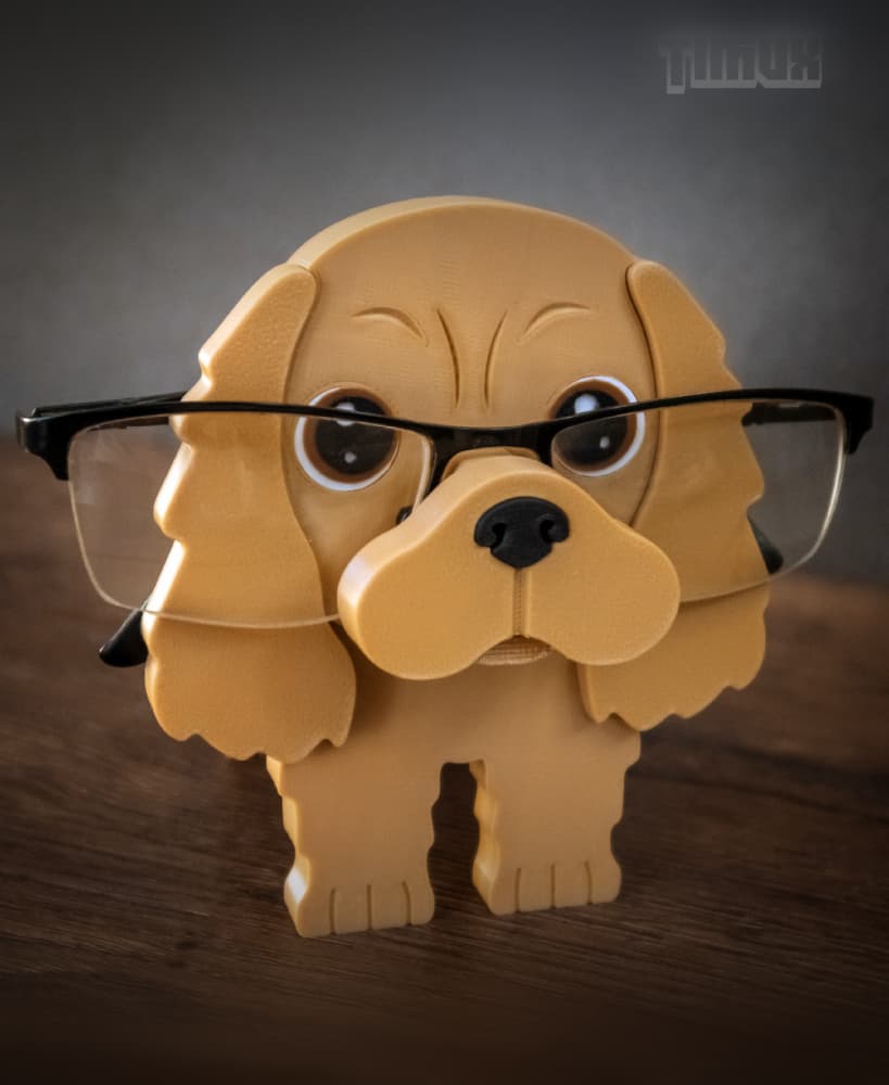COCKER SPANIEL GLASSES HOLDER 3d model