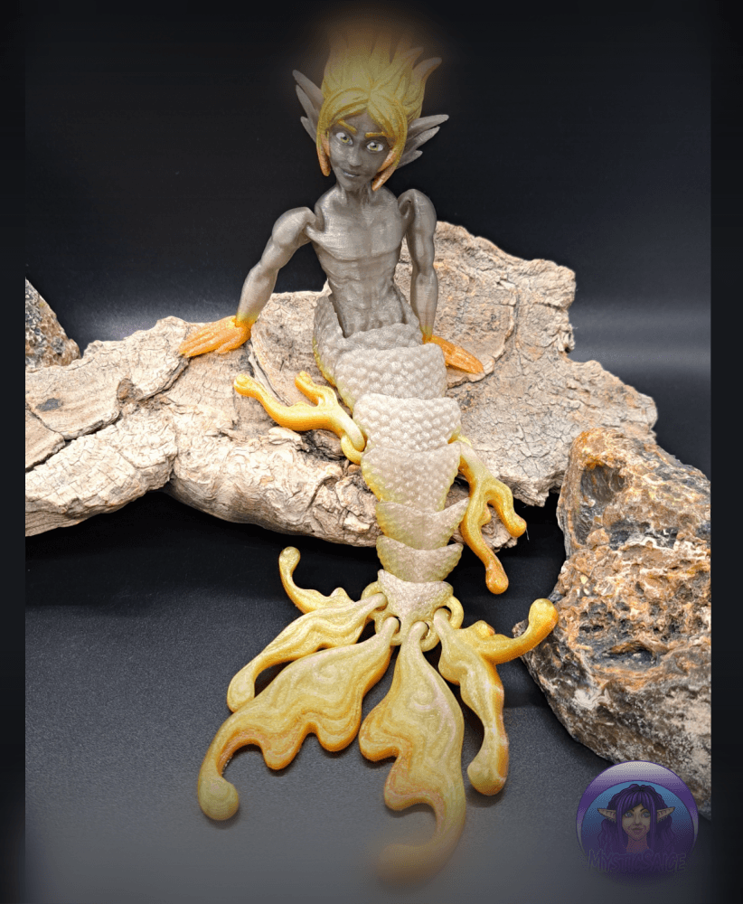 Merman Jesper - Articulated 3d model