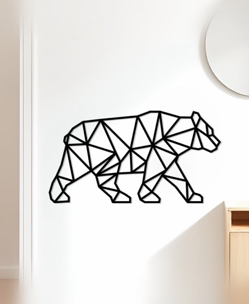 Bear Wall Art, Wall Decor, Home Decor 3d model