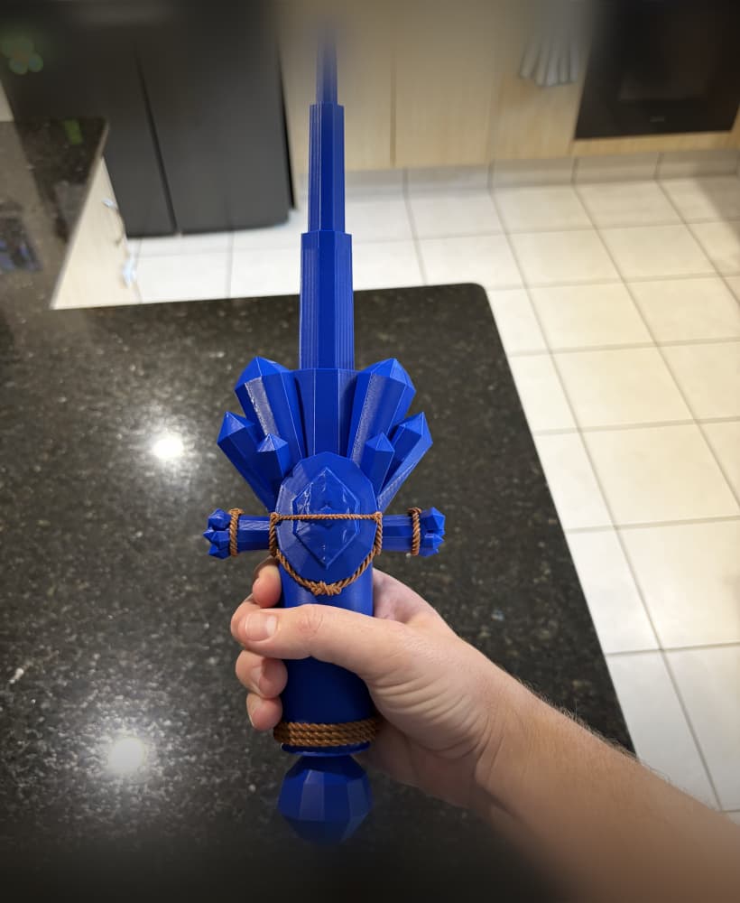 Crystal Sword Collapsible 3d model