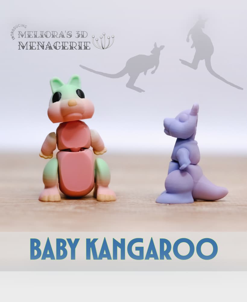 M3D - Baby Kangaroo 3d model