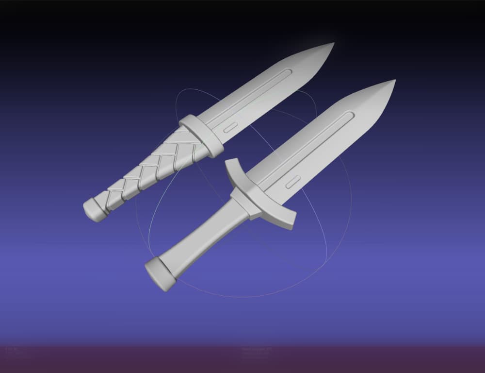 Vinland Saga Thorfinn Daggers 3d model