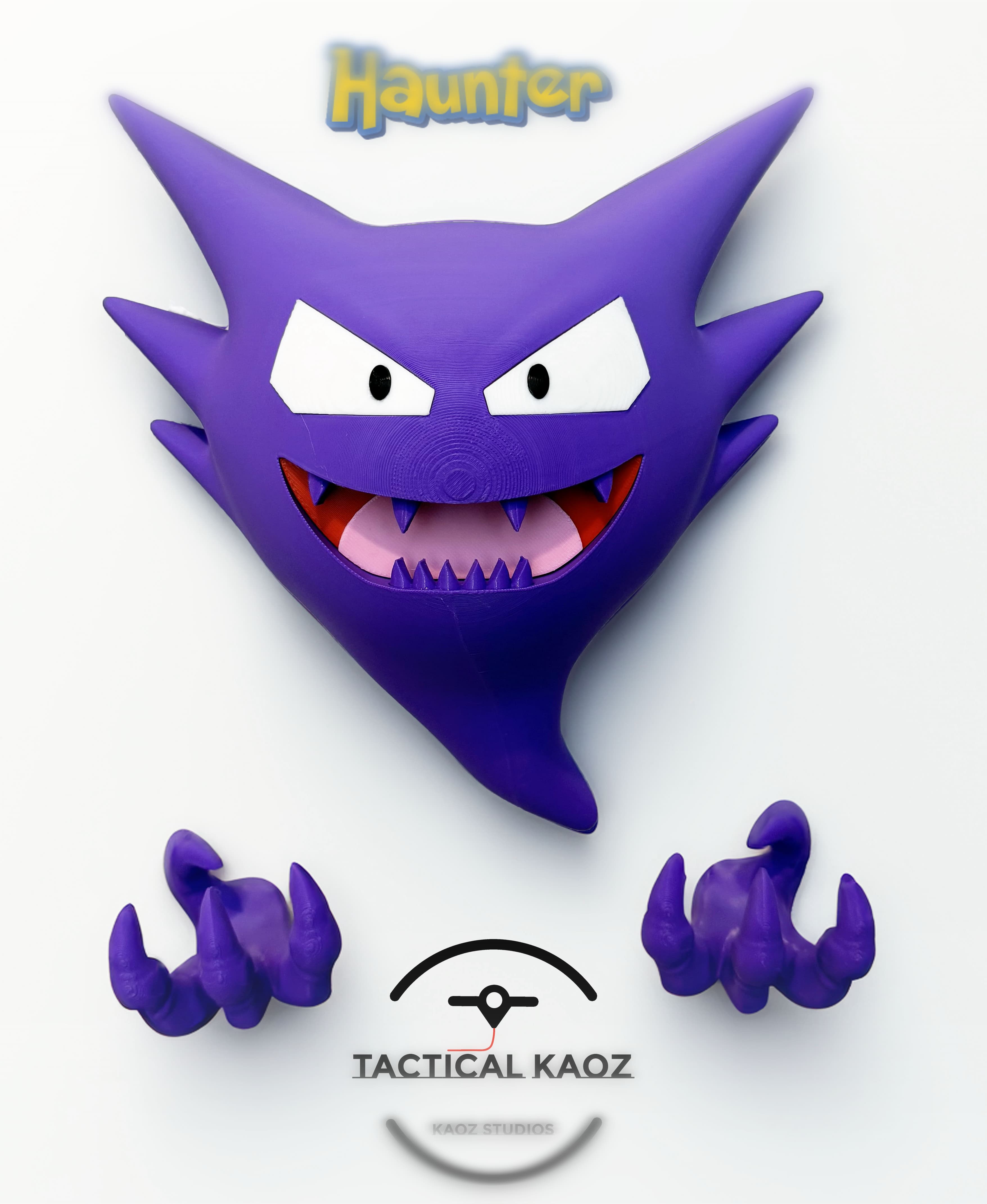 Haunter Pokemon Wall Mounted - Parted Out 3d model