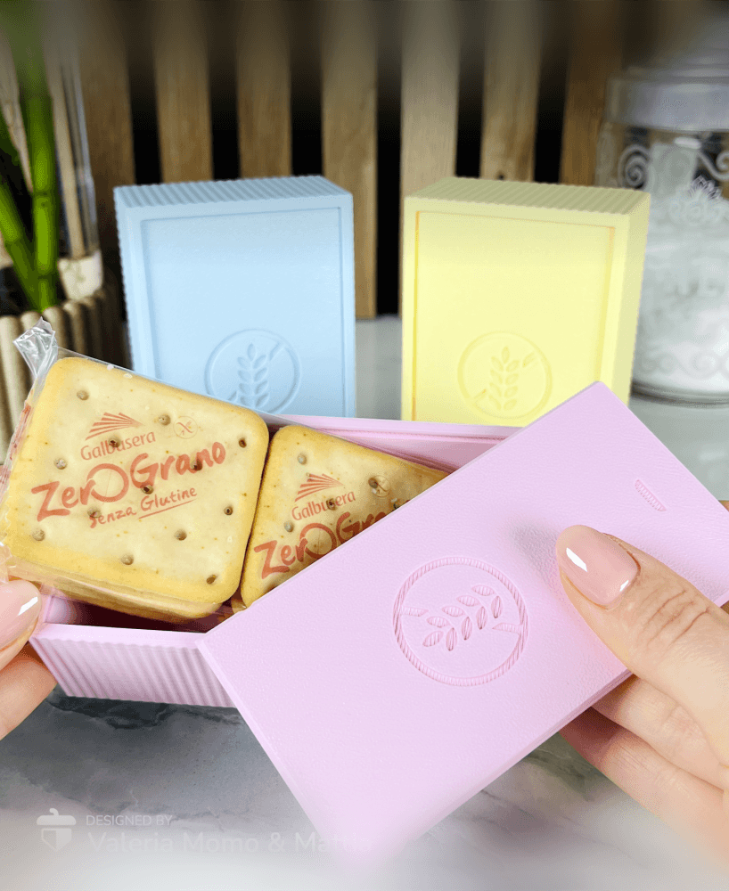 Gluten-Free Crackers Box Holder 2.0: The Ultimate Way to Carry Your Crackers! 3d model