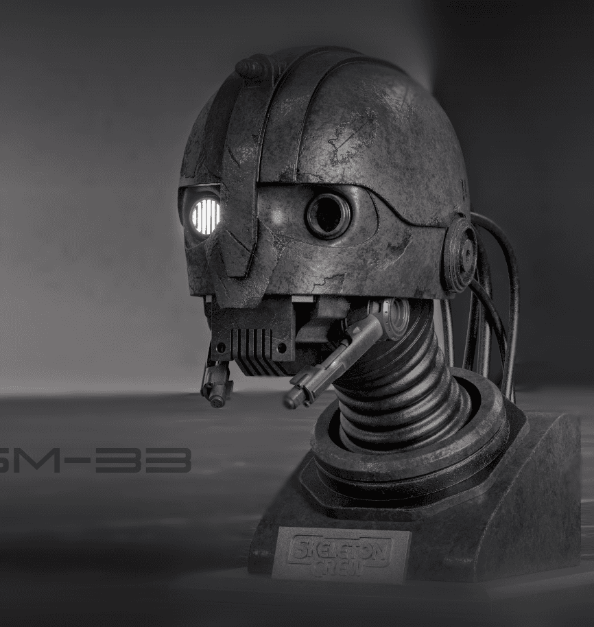 SM-33 Bust 3D Model STL File 3d model