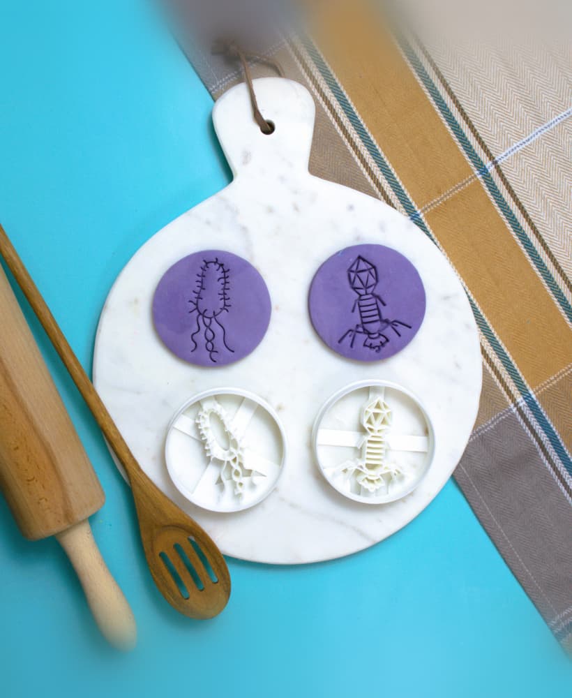 Virus Cookie Cutter Set 3d model