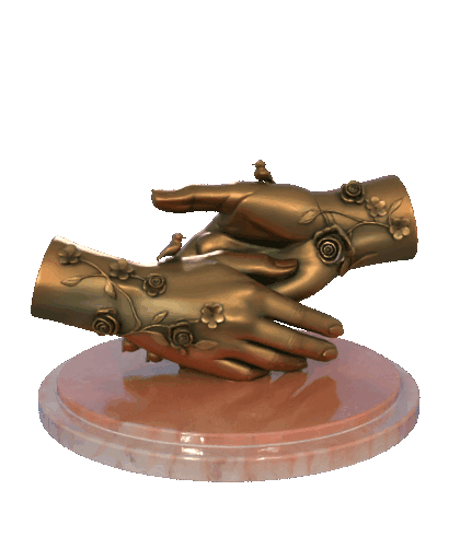 Love and Hope Statue 3d model