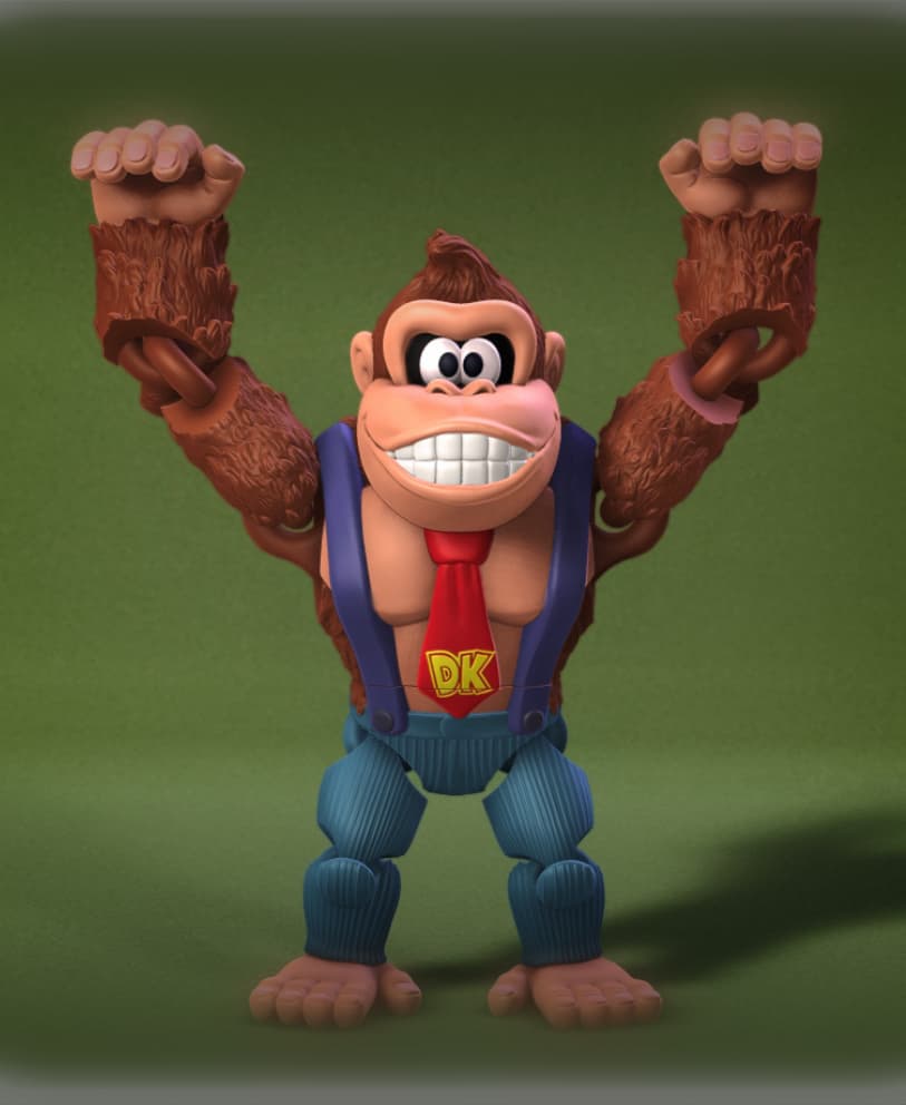 Flexi Donkey Kong Bananza 3d model