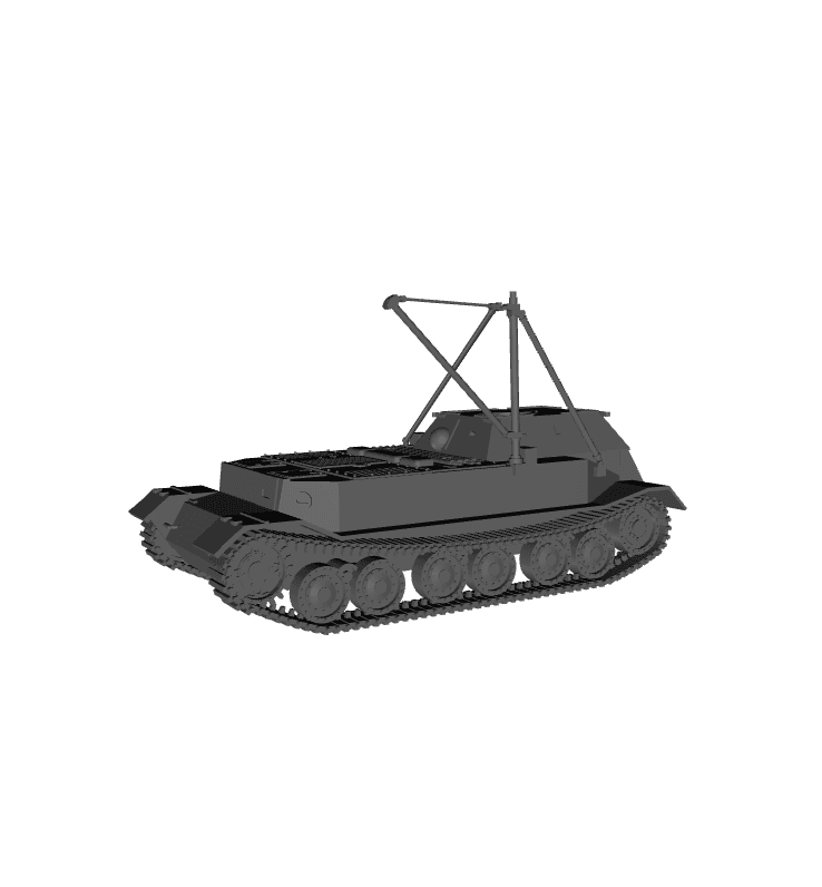 1/48 Scale German Berge-Ferdinand Tiger Pz Early.stl 3d model