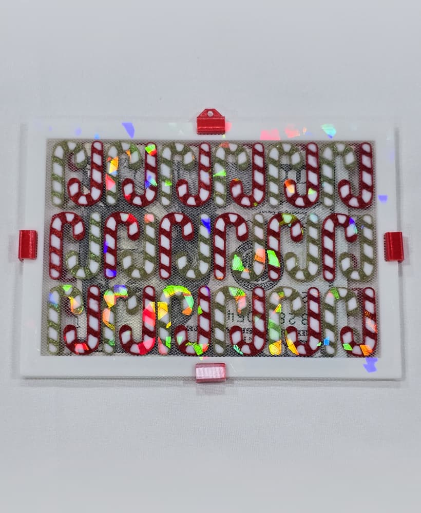 Christmas Gift card / Cash ornament 3d model