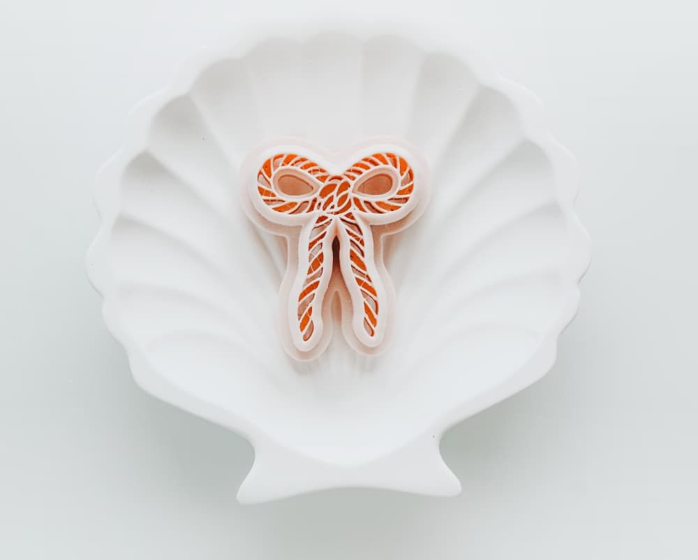 Robe Bow Clay Cutter 3d model