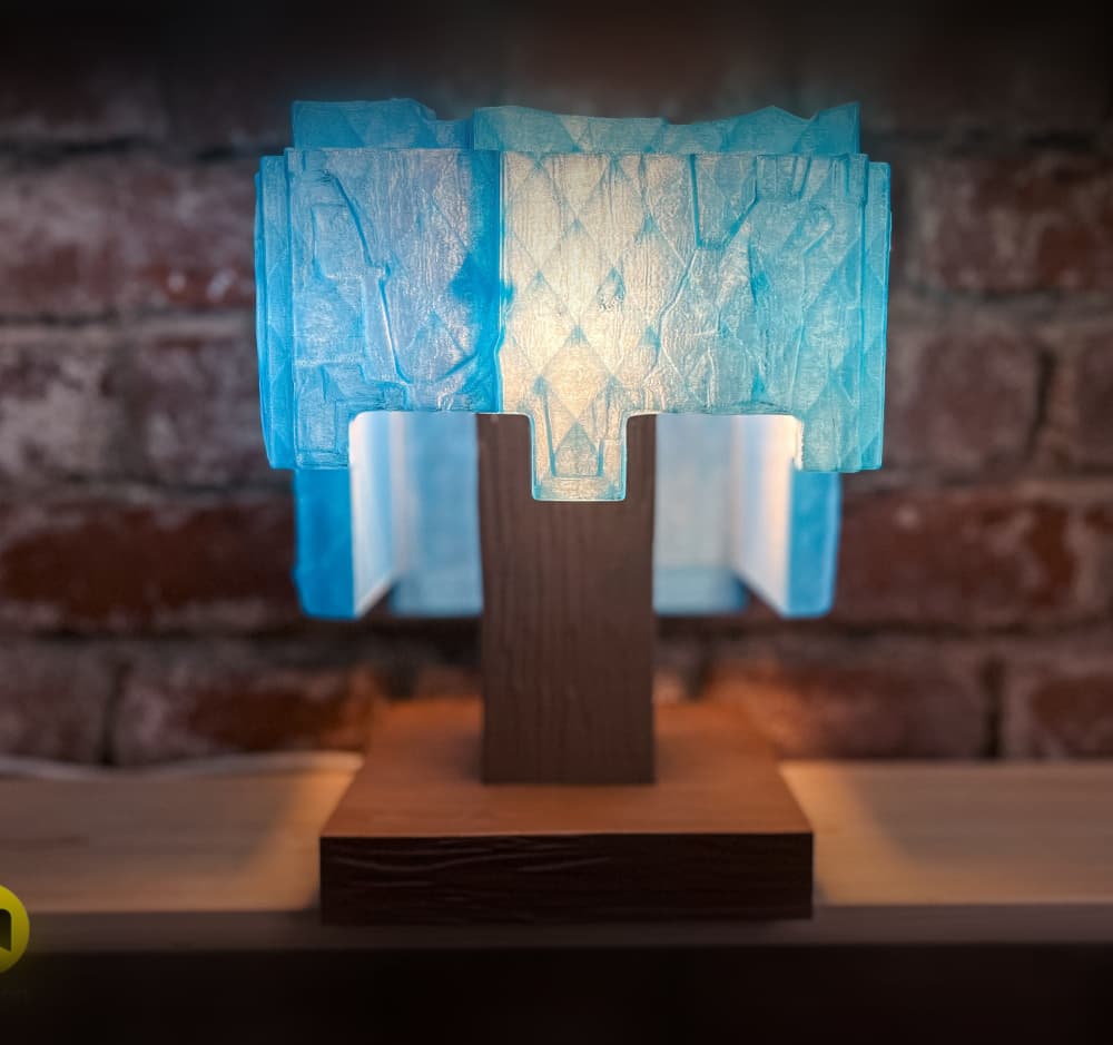 Minecraft Movie Helmet Lamp 3d model