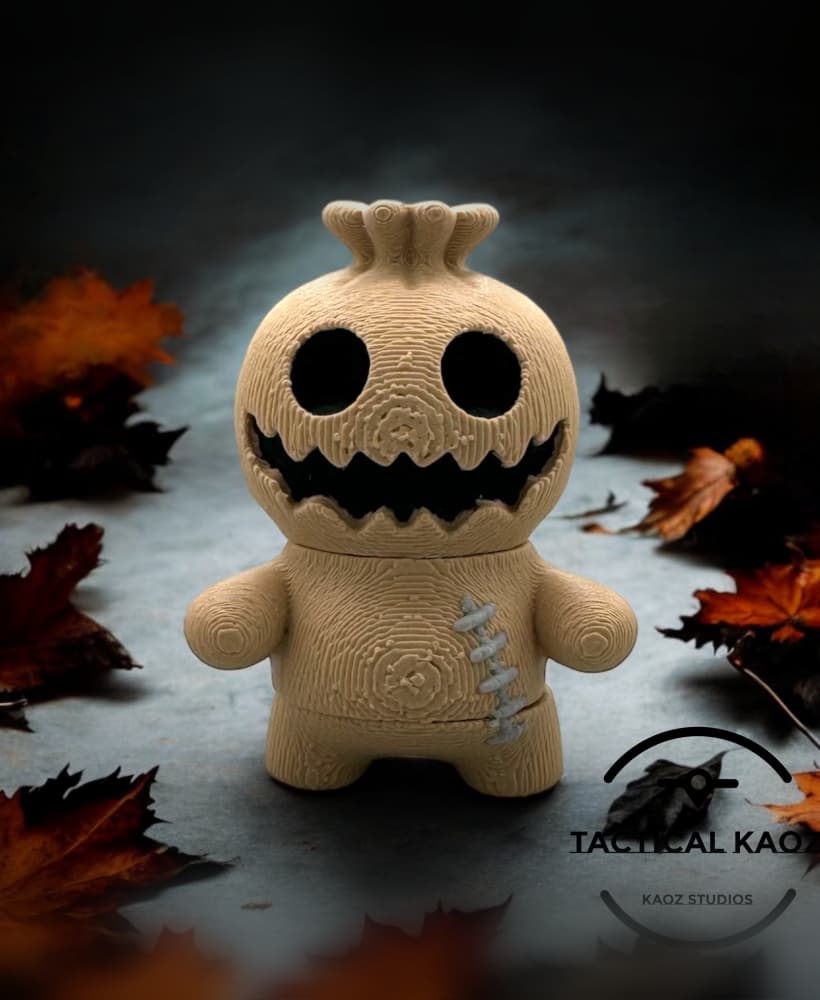 Mini Oogie Flexy Articulating Keychain Print in Place No supports 3d model
