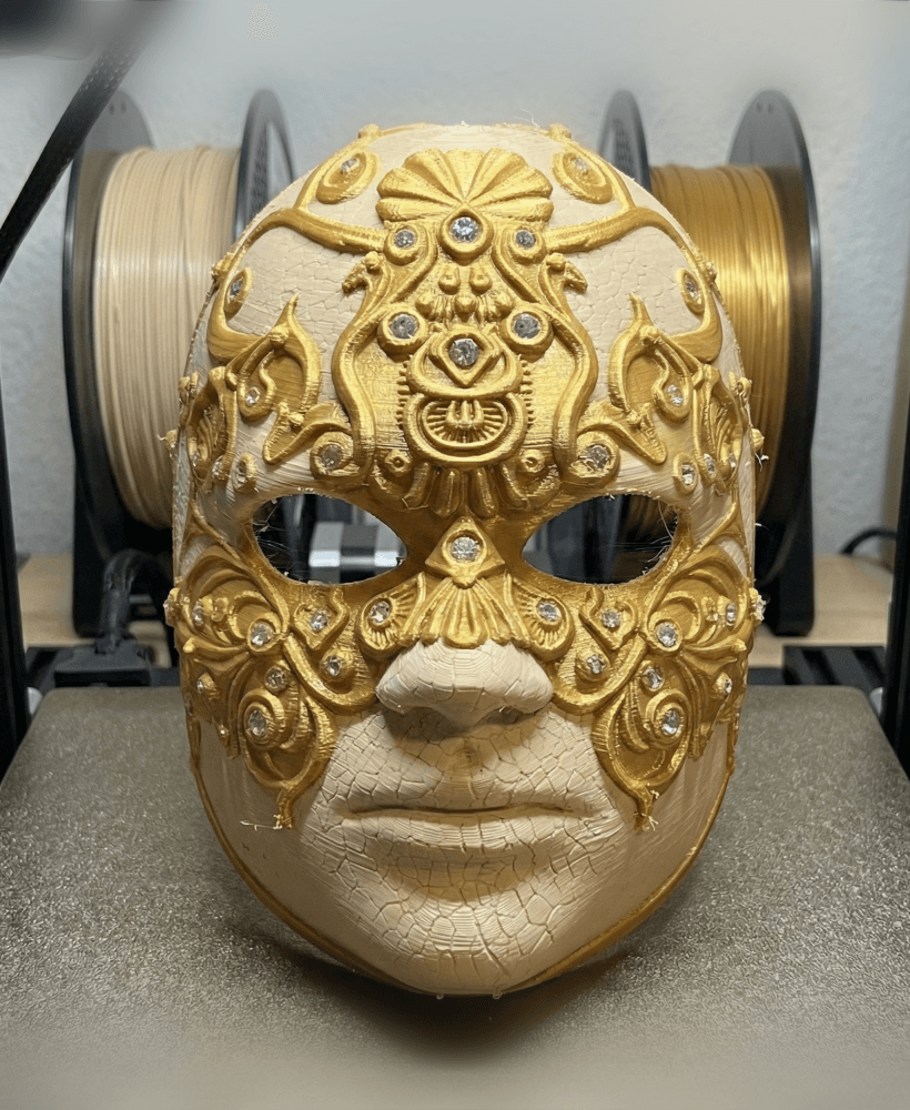 Eyes Wide Shut Mask – Printable STL File 3d model