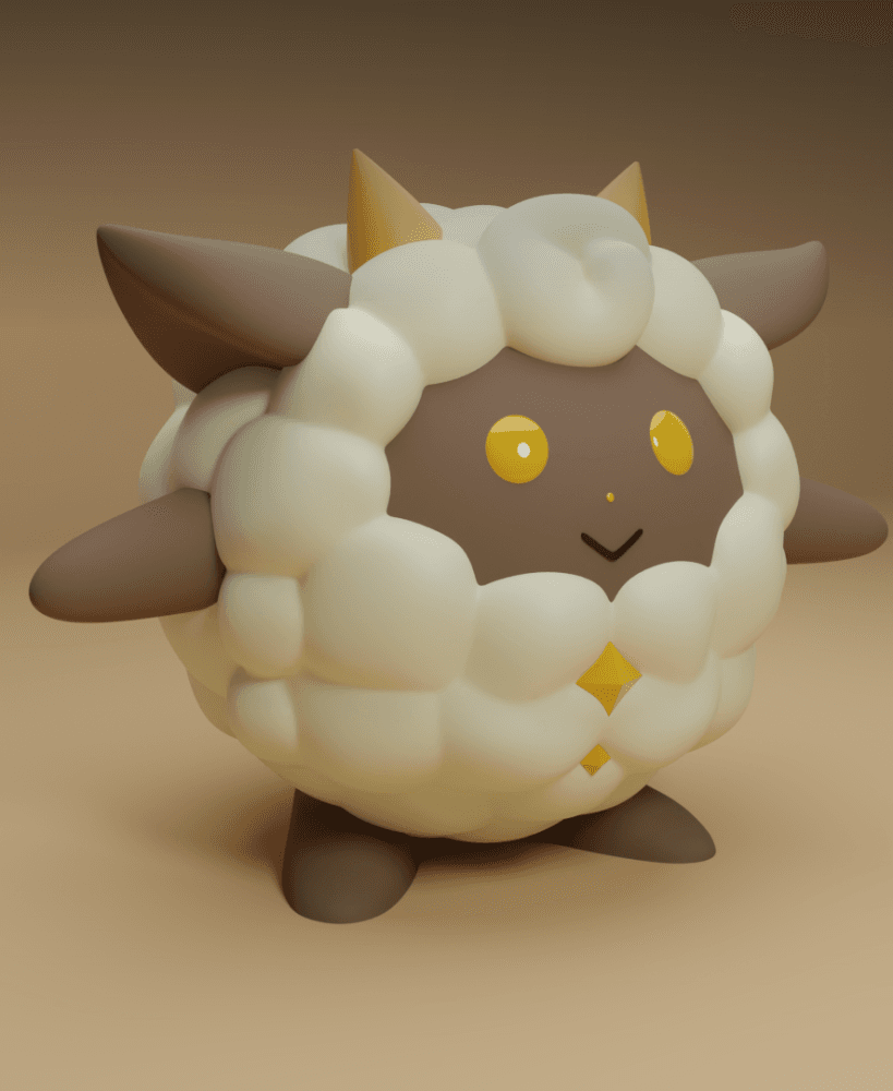 Lamball - PalWorld #1 Free STL 3d model
