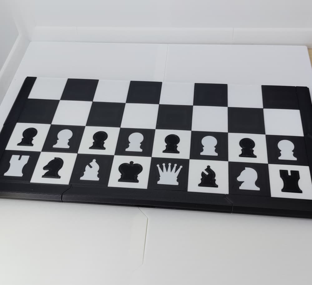 Modular chessboard - Deluxe 3d model