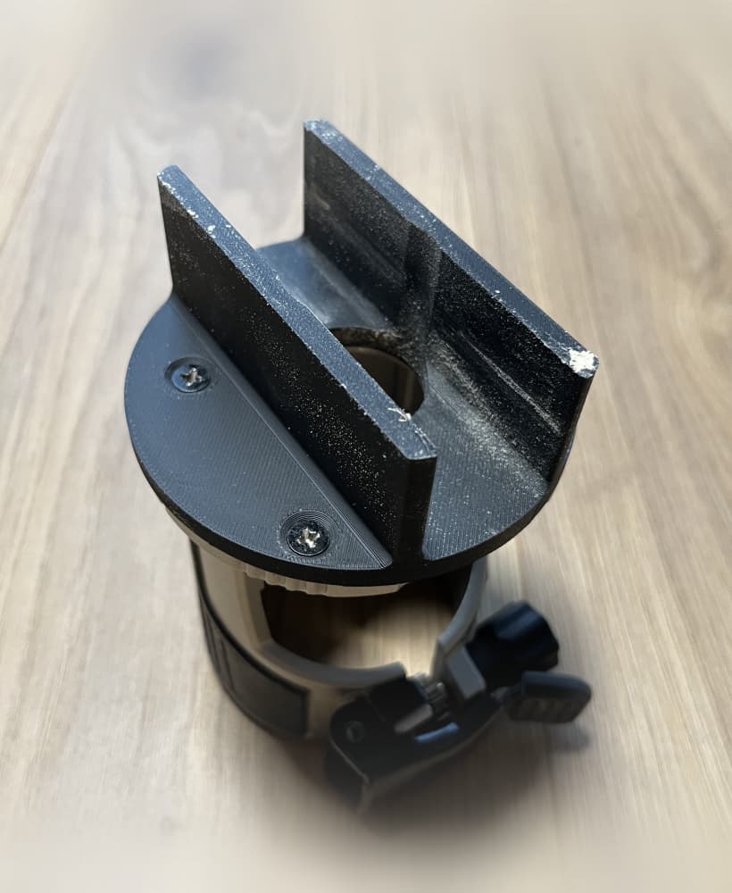 Makita adapter for rods (routing a channel) 3d model