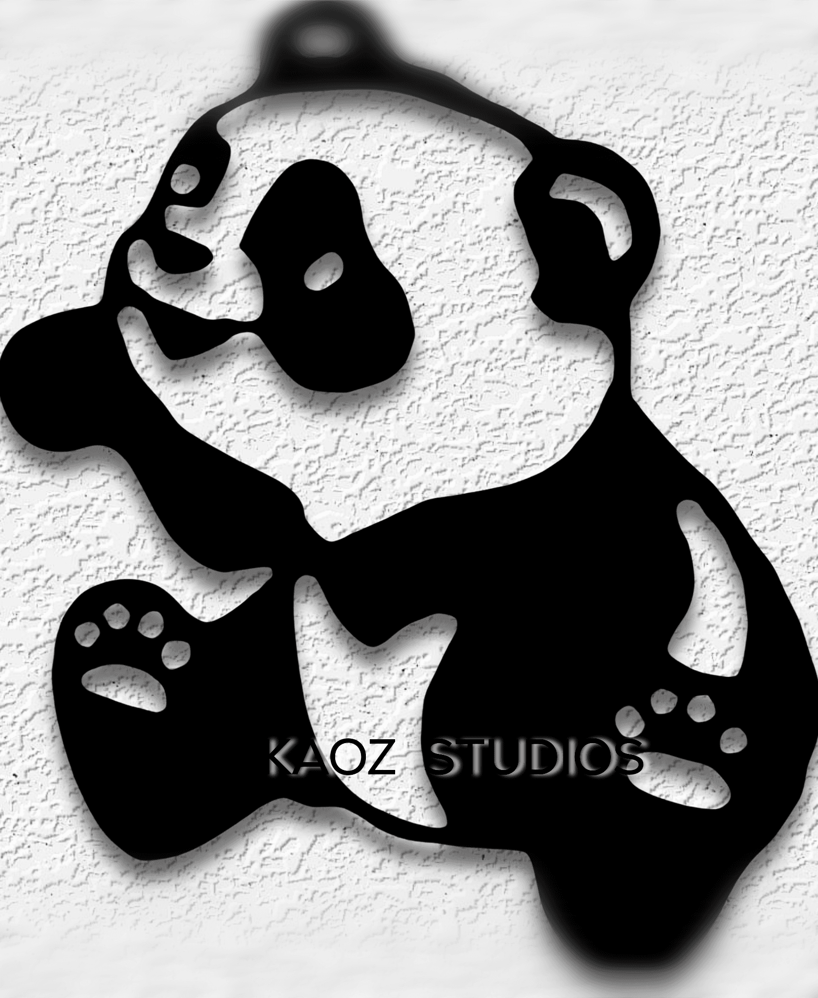 baby panda wall art pandabear wall decor bear cub decoration 3d model