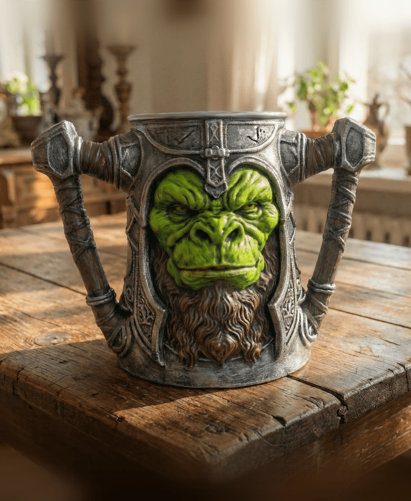 Orc Warrior Tumbler 3d model