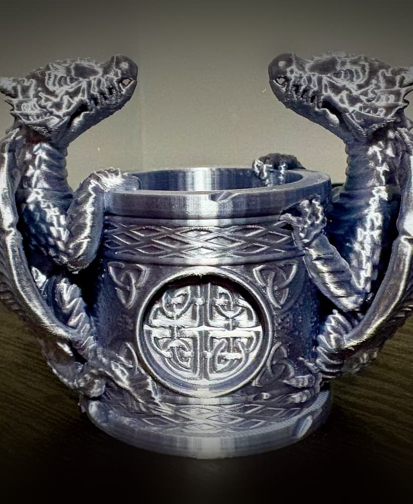 Dragons cup 3d model