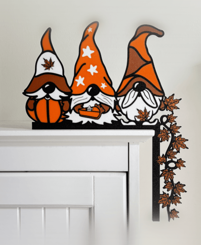 Gnome Fall door Corner Decor Autumn Gnome Decor Thanksgiving Home Decor 3d model