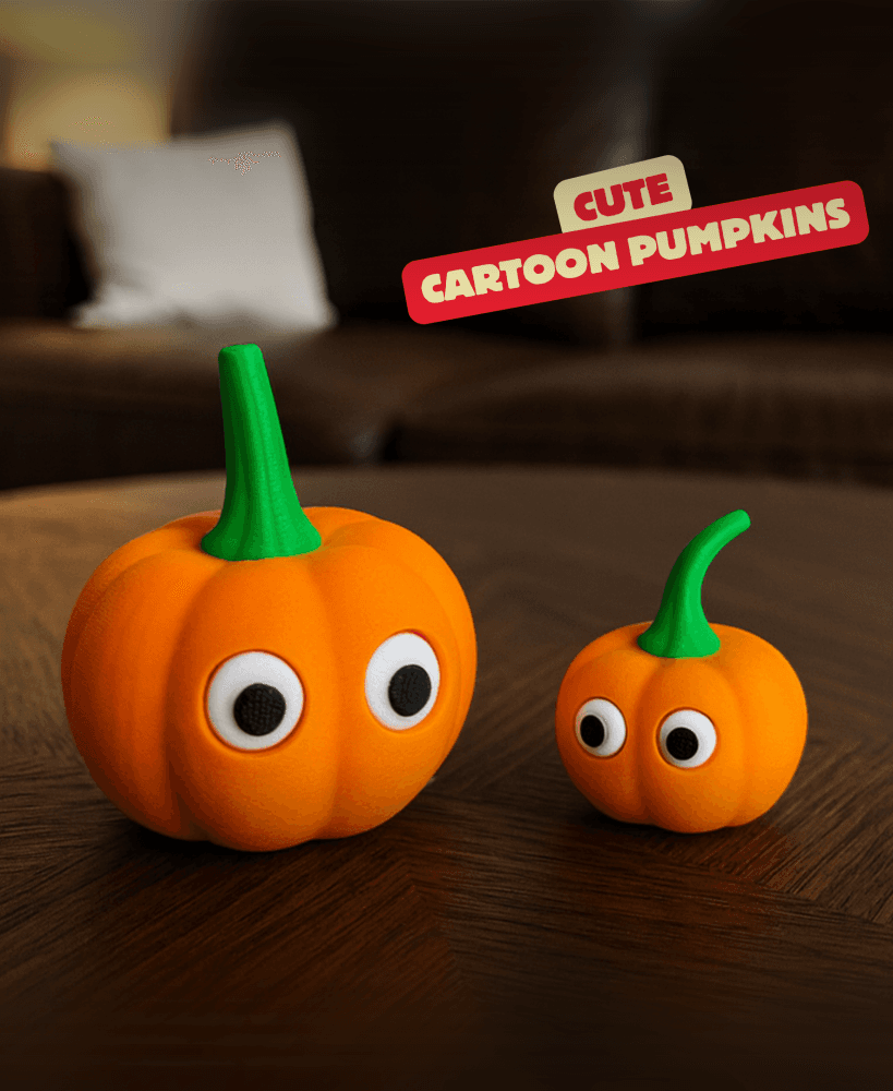 LITTLE PUMPKIN / CUTE CARTOON PUMPKIN / HALLOWEEN DECOR 3d model