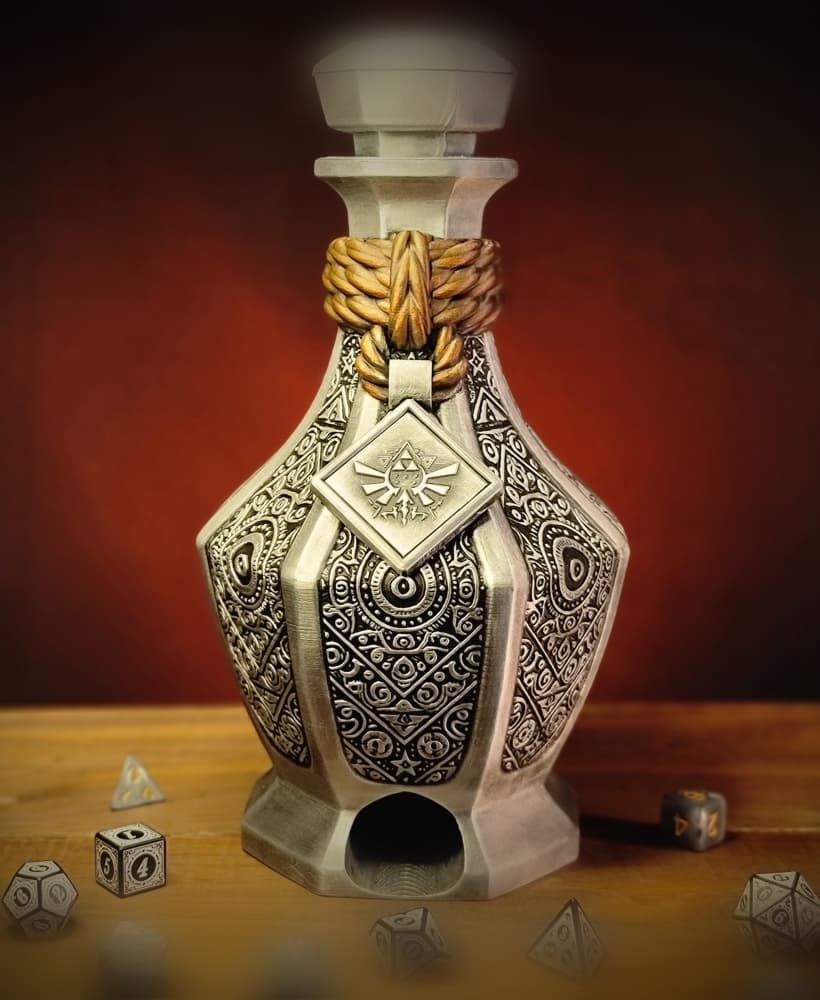 Legendary Potion Bottle Dice Tower With Storage 3d model